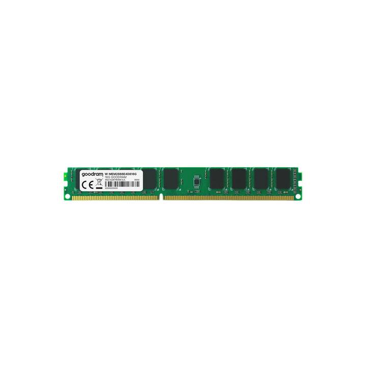 GOODRAM W-MEM2666E4D816G (1 x 16 Go, DDR4 2666 MHz, U-DIMM 288-Pin)