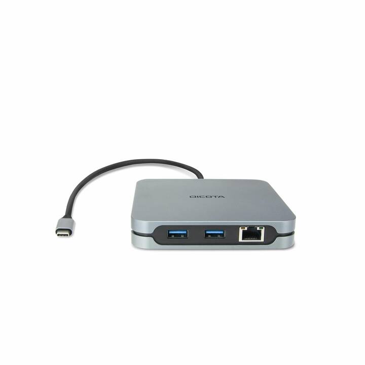 DICOTA Stazione d'aggancio (2 x HDMI, RJ-45 (LAN), Thunderbolt 3, 6 x USB A)