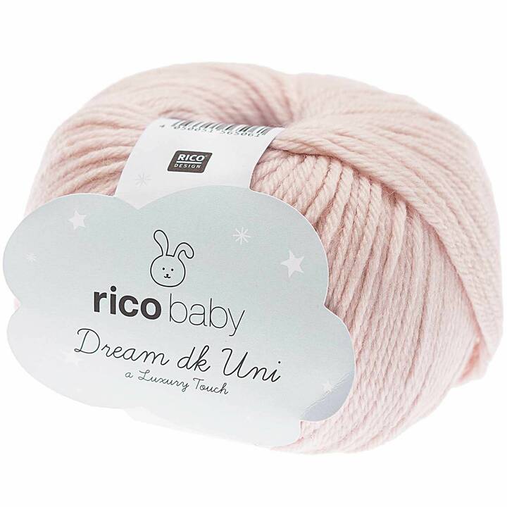 RICO DESIGN Lana Baby Dream Uni dk (50 g, Pink, Rosa)