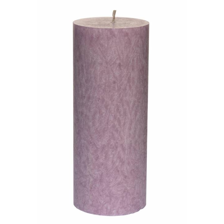 HERZOG KERZEN Bougie cylindrique Kristallo Alto (Pink, Rose)