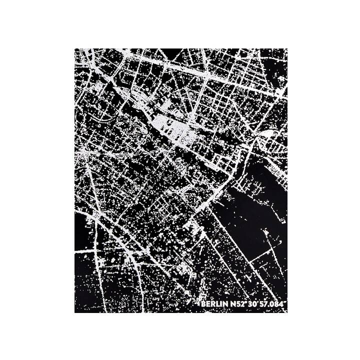 NUUNA Taccuini Graphic L Light Nightflight over Berlin (A5, Rigato)