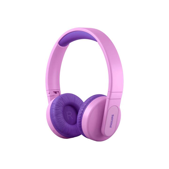 PHILIPS Kids TAK4206PK Casque d'écoute pour enfants (Bluetooth 5.0, Pink)