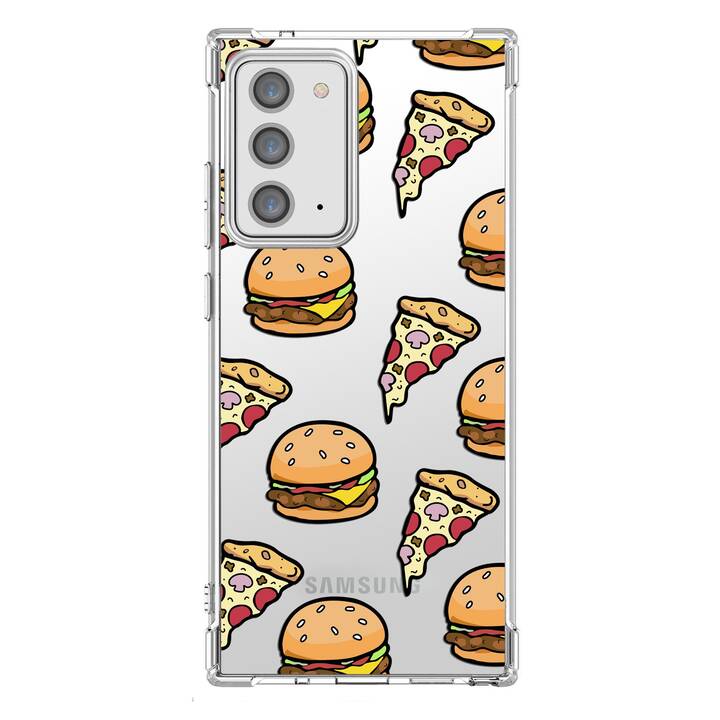 EG Backcover (Galaxy Note 20, Pizza, Transparente)