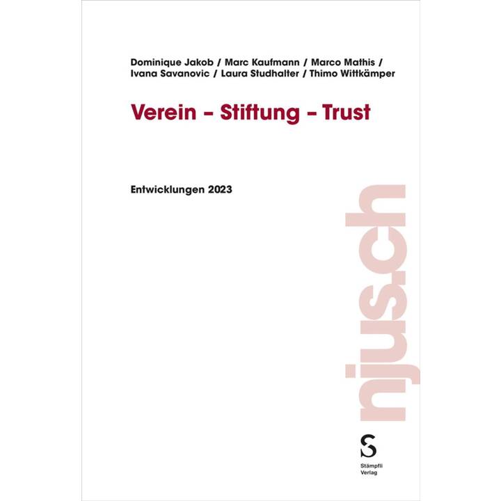 Verein - Stiftung - Trust