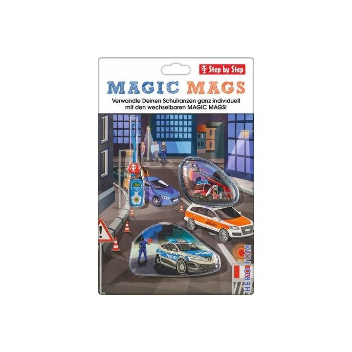 STEP BY STEP Magnetapplikation Magic Mags Set Hero Tom (Blau, Rot, Mehrfarbig)