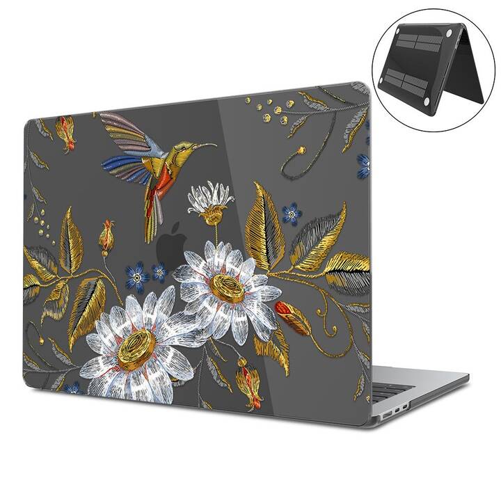 EG Coque rigide (Macbook Air 15" M2 2023, Broderie, Transparent)