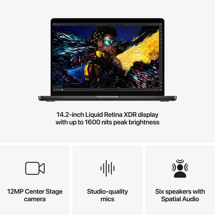 APPLE MacBook Pro 2024 (14.2", Apple M4 Pro Chip, 24 GB RAM, 512 GB SSD)