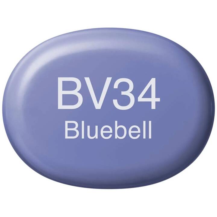 COPIC Marqueur de graphique Sketch BV34 Bluebell (Bleu, 1 pièce)