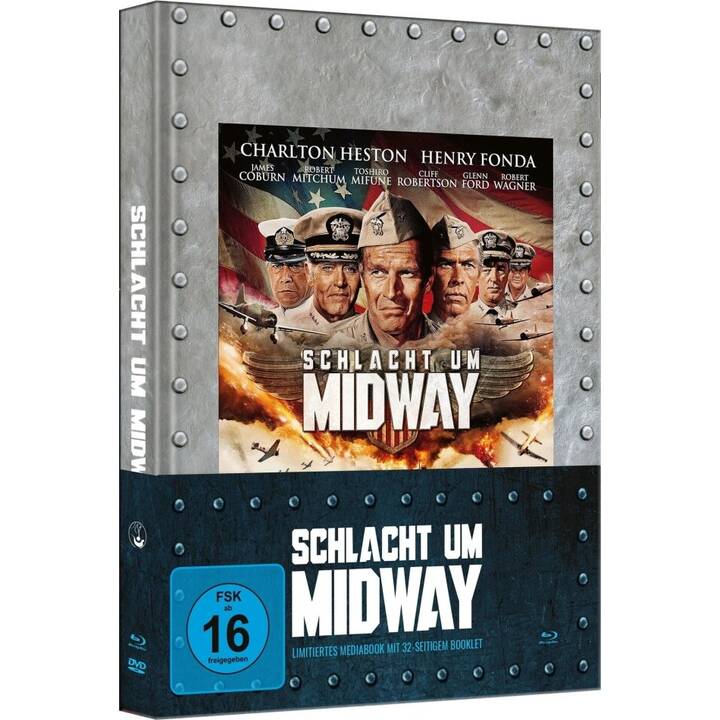  Schlacht um Midway (Mediabook, Cover C, Limited Edition, Versione per il cinema, DE)