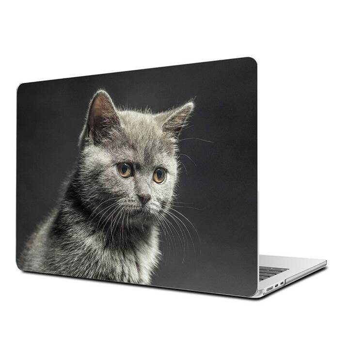 EG Hardcase (Macbook Air 15" M3 2024, Katzen, Schwarz)