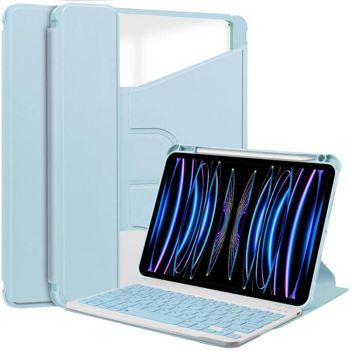 EG Type Cover (11", iPad Pro M4, Azzurro)