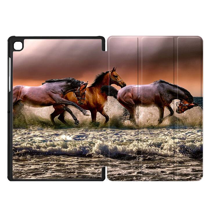 EG cover per Samsung Galaxy Tab A7 Lite 8.7" (2021) - marrone - cavallo