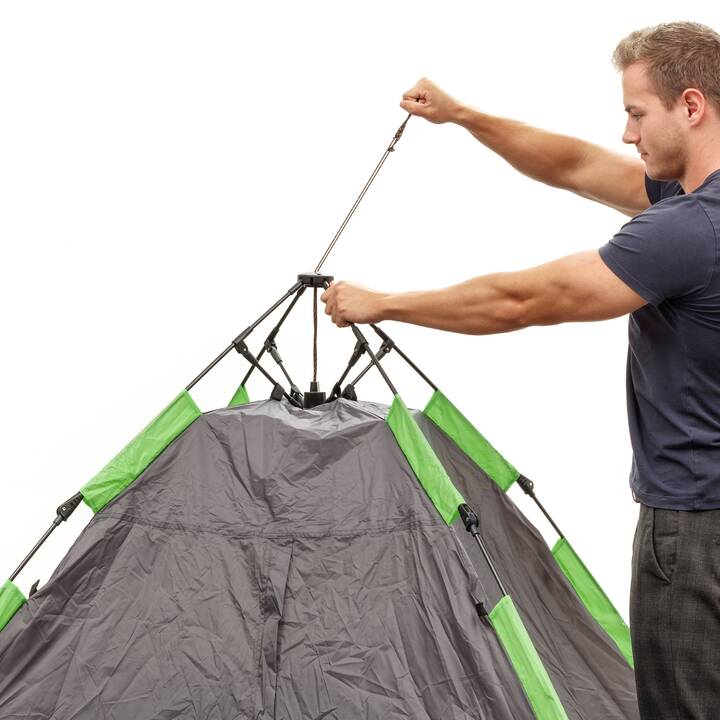 DIVERSE Iglu Tent (Tente de camping, Gris)