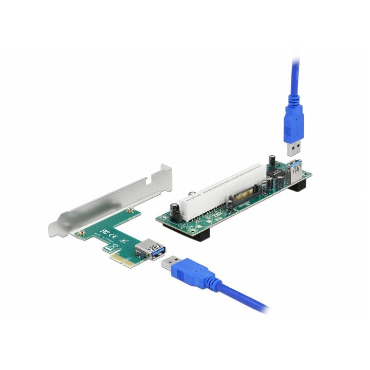 DELOCK Riser Card (PCI-X, USB 3.2 Typ-A)