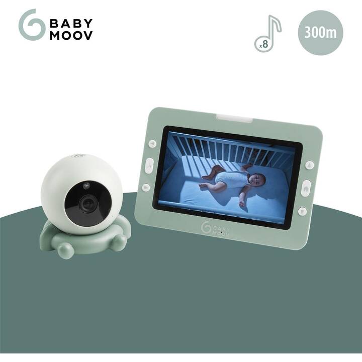 BABYMOOV Monitor per bambini YOO GO + HD (Video)