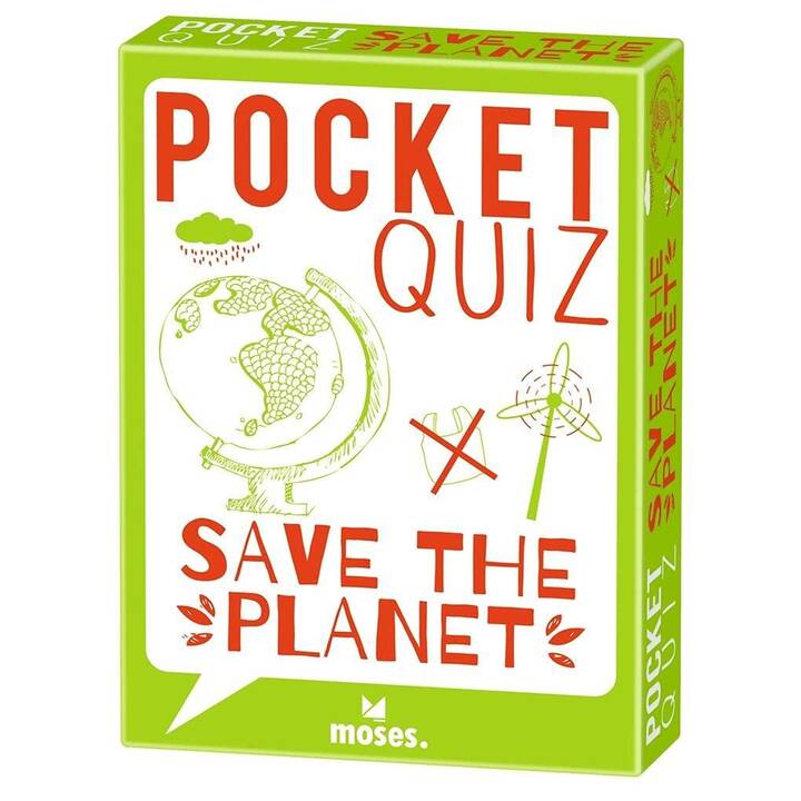 MOSES VERLAG Pocket Quiz Save the planet (DE)