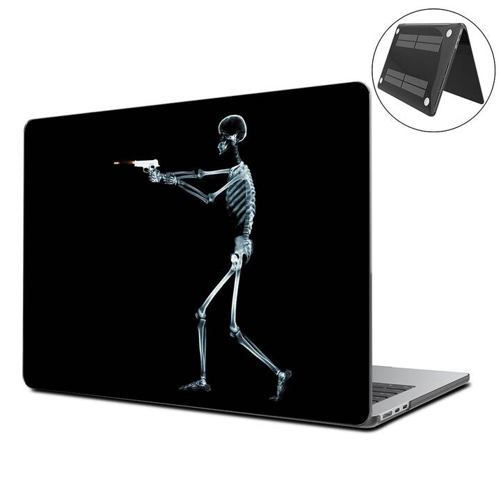 EG Coque rigide (MacBook Air 13" M3 2024, squelette, Noir)