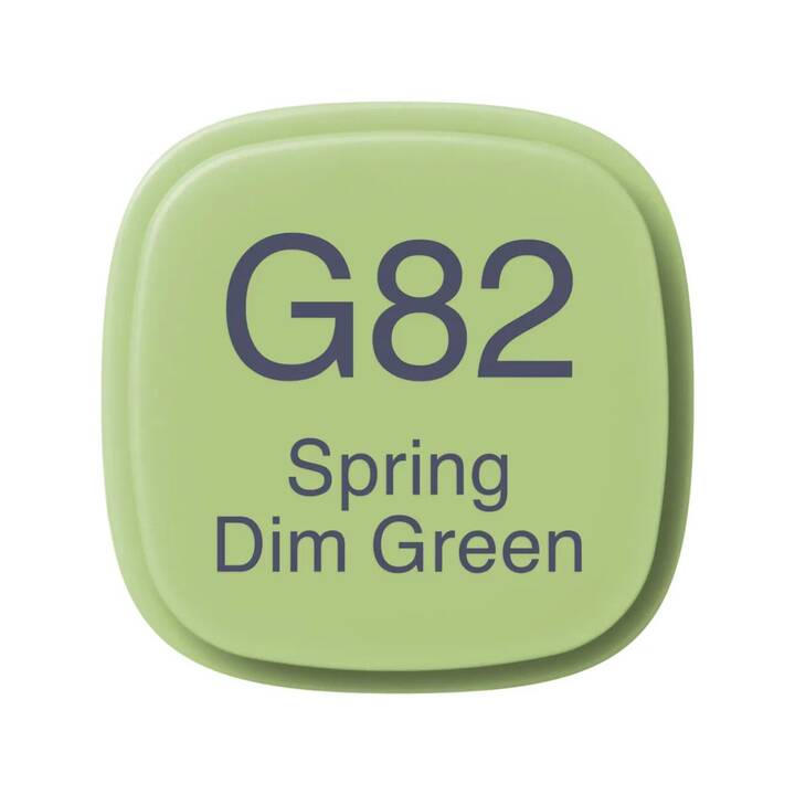 COPIC Grafikmarker Classic G82 Spring Dim (Grün, 1 Stück)