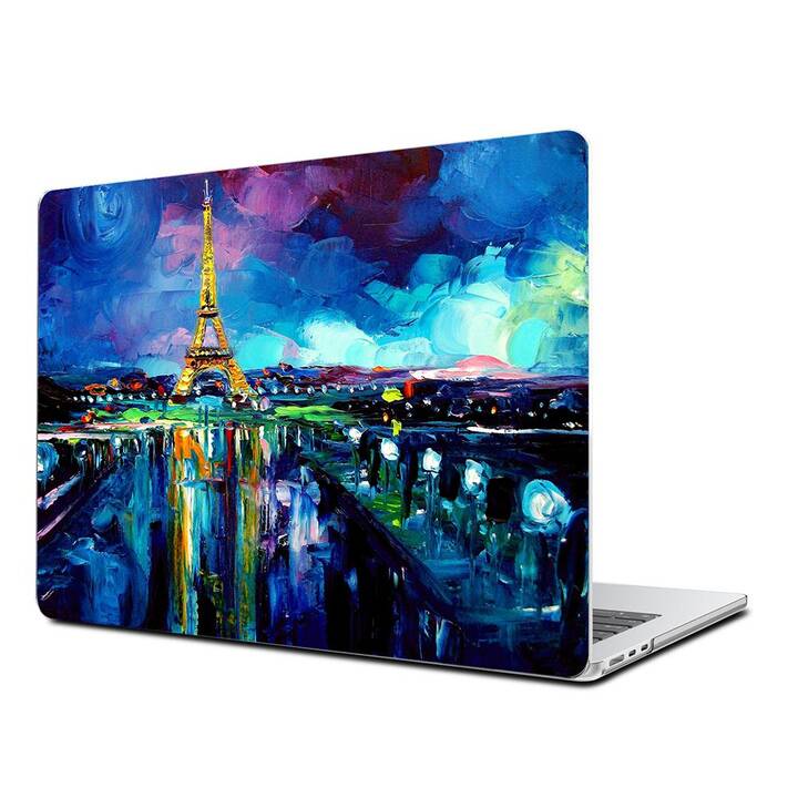 EG Coque rigide (MacBook Air 13" M3 2024, Art, Bleu)