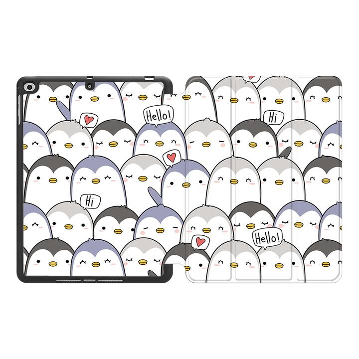 EG MTT Coque pour Apple iPad 10.2" 2019 - Pingouin