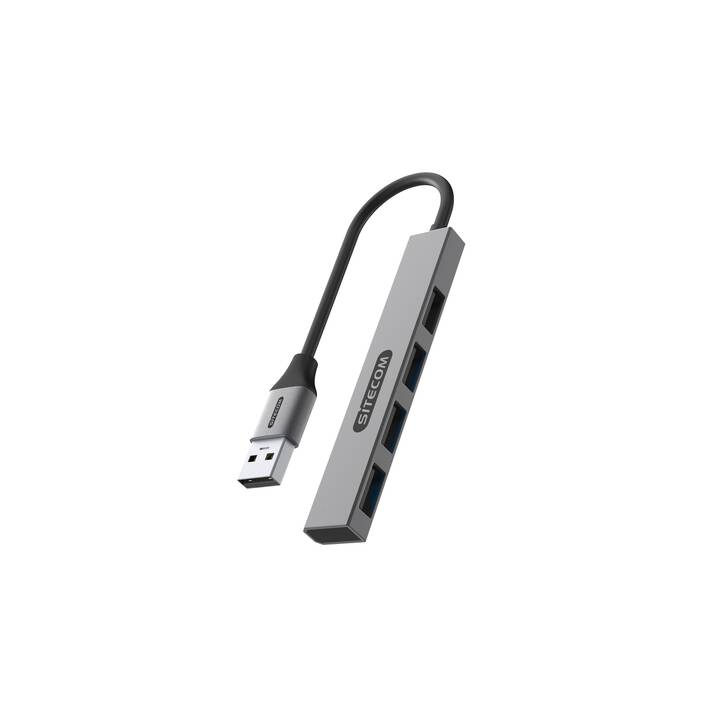SITECOM USB-Hub (4 Ports, USB Typ-C)