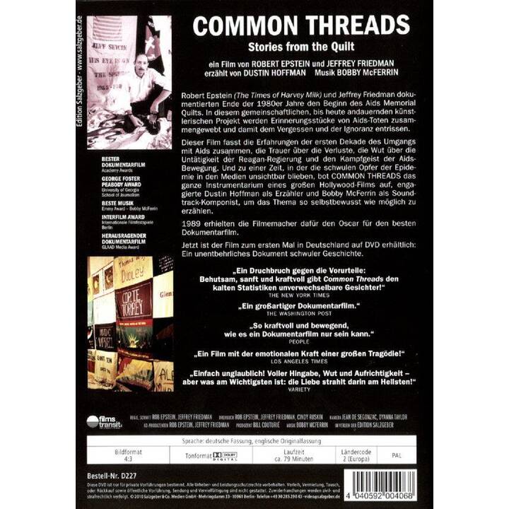 Common threads: Stories from the quilt (DE, EN)