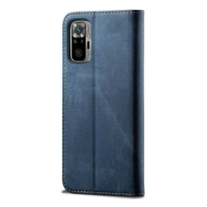 EG custodia a portafoglio per Xiaomi Redmi Note 10 4G 6.43" (2021) - blu