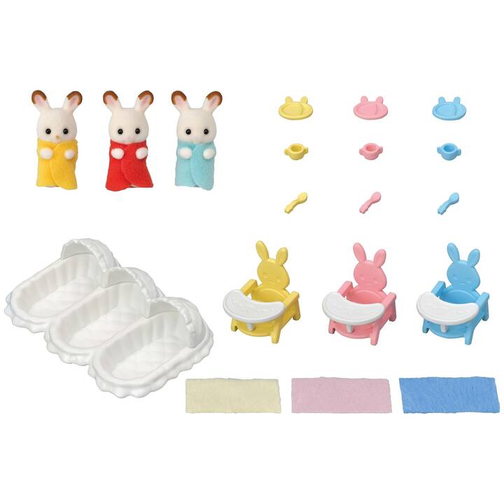 SYLVANIAN FAMILIES Triplets Care Set di figure da gioco