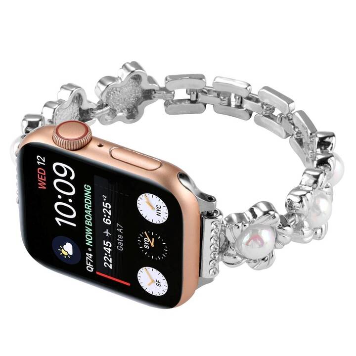 EG Bracelet (Apple Watch 45 mm / 42 mm / 49 mm / 44 mm, Argent)