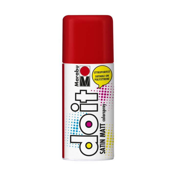 MARABU Spray colore Do it (150 ml, Rosso, Multicolore)