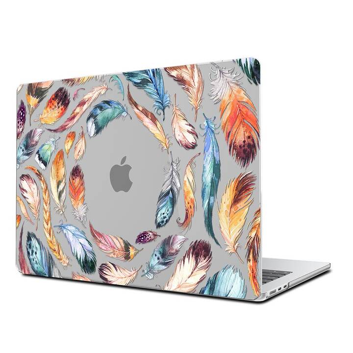 EG Coque rigide (MacBook Air 13" M3 2024, Plume, Orange)