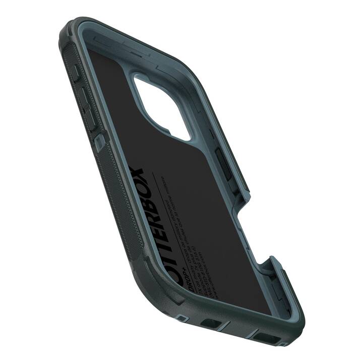 OTTERBOX Backcover MagSafe Defender Series (iPhone 16, Bicolore, Nero, Verde)