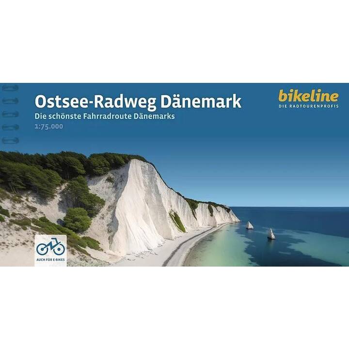 Ostsee-Radweg Dänemark. 1:75'000