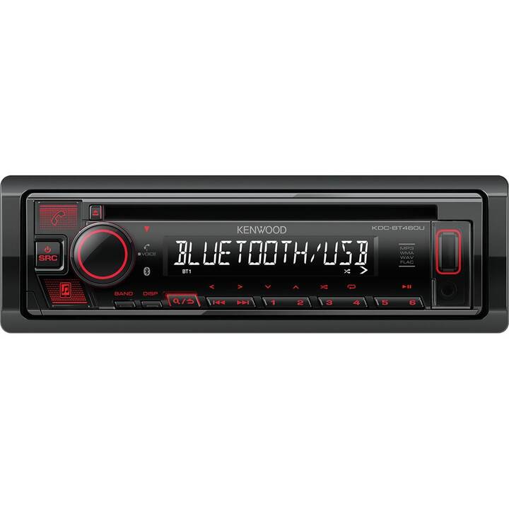 KENWOOD KDC-BT460U (MF, FM, LF, Nero, Bluetooth)