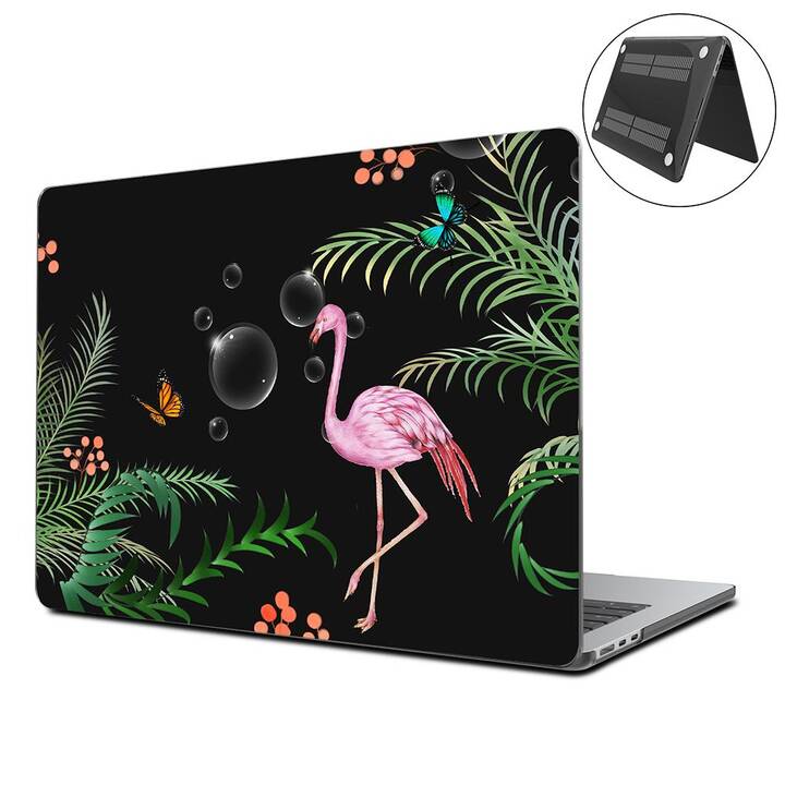 EG Coque rigide (MacBook Air 13" M3 2024, Oiseaux, Noir)