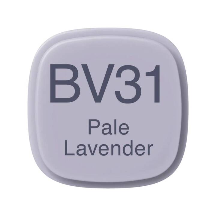 COPIC Grafikmarker Classic BV31 Pale Lavender (Lavendel, 1 Stück)
