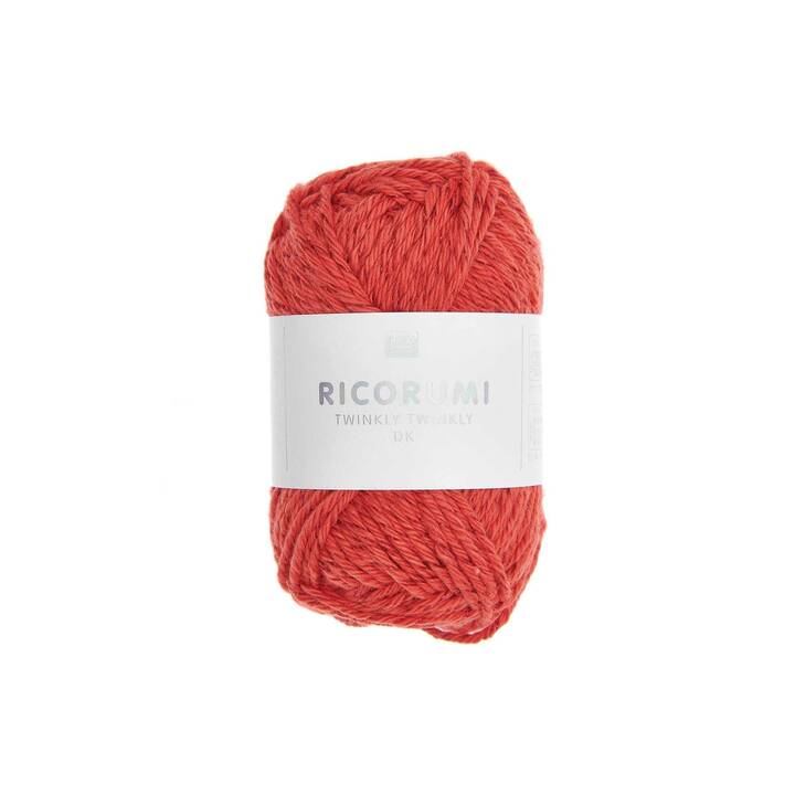RICO DESIGN Lana Twinkly Twinkly (25 g, Rosso)