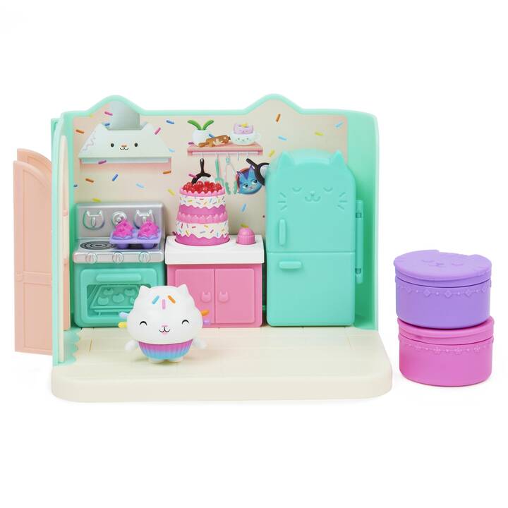 SPINMASTER Gabby's Dollhouse Deluxe Rooms Katze