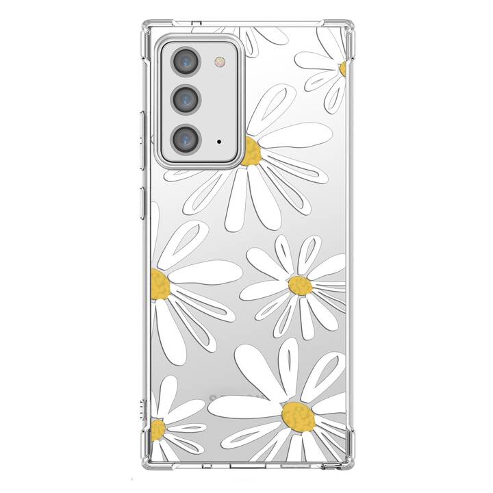 EG Backcover (Galaxy Note 20, Blumen, Transparent)