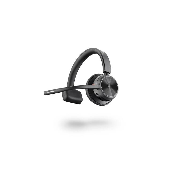 POLY Office Headset Voyager 4310 (On-Ear, Kabellos, Schwarz)