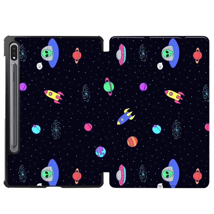 EG cover per Samsung Galaxy Tab S8+ 12.4" (2022) - nero - universo