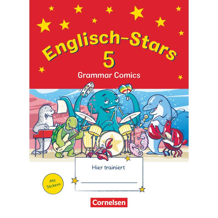 Englisch-Stars, Allgemeine Ausgabe, 5. Schuljahr, Übungsheft Grammar Comics, Mit Lösungen