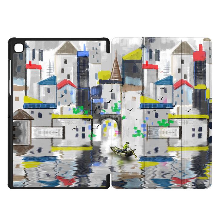 EG coque pour Samsung Galaxy Tab A7 Lite 8.7" (2021) - multicolore - peinture ville