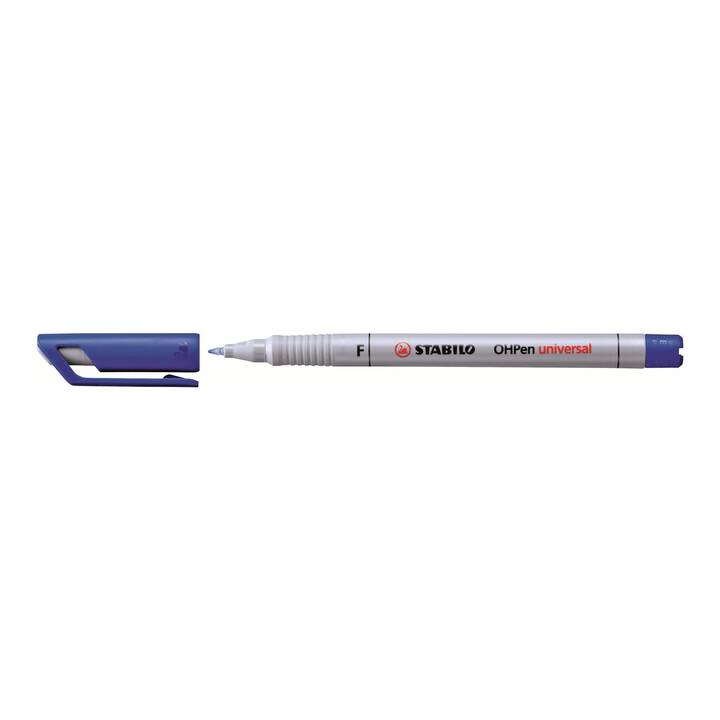 STABILO Feutres pour rétroprojection OHPen (Bleu, 1 pièce)