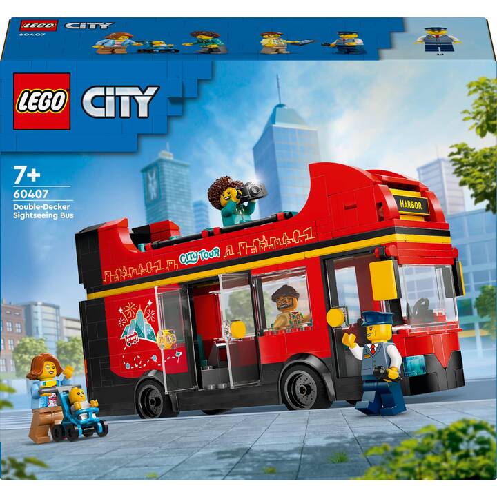 LEGO City Autobus turistico rosso a due piani (60407)