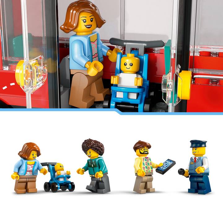 LEGO City Autobus turistico rosso a due piani (60407)