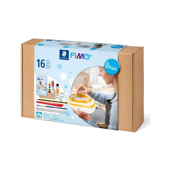 FIMO Pâte à modeler Air Basis-Set (500 g, Multicolore)