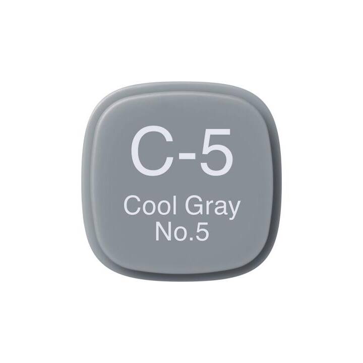 COPIC Marcatori di grafico Classic C-5 - Cool Gray No.5 (Grigio, 1 pezzo)
