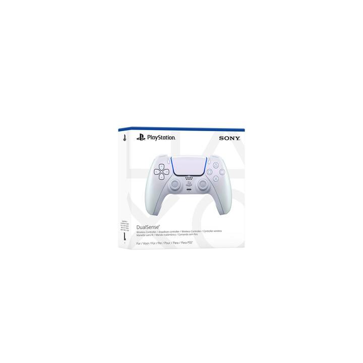 SONY Playstation 5 DualSense Wireless-Controller Pearl Controller (Cromo, Bianco)