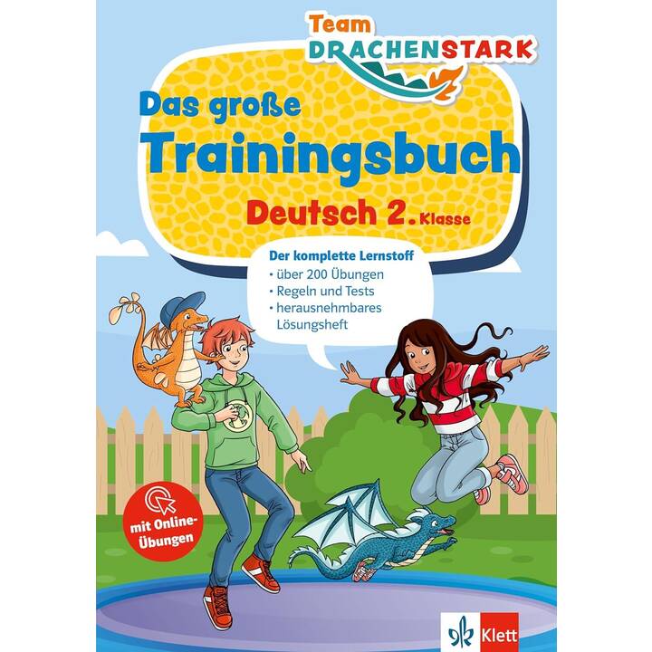 Team Drachenstark: Das grosse Trainingsbuch Deutsch 2. Klasse